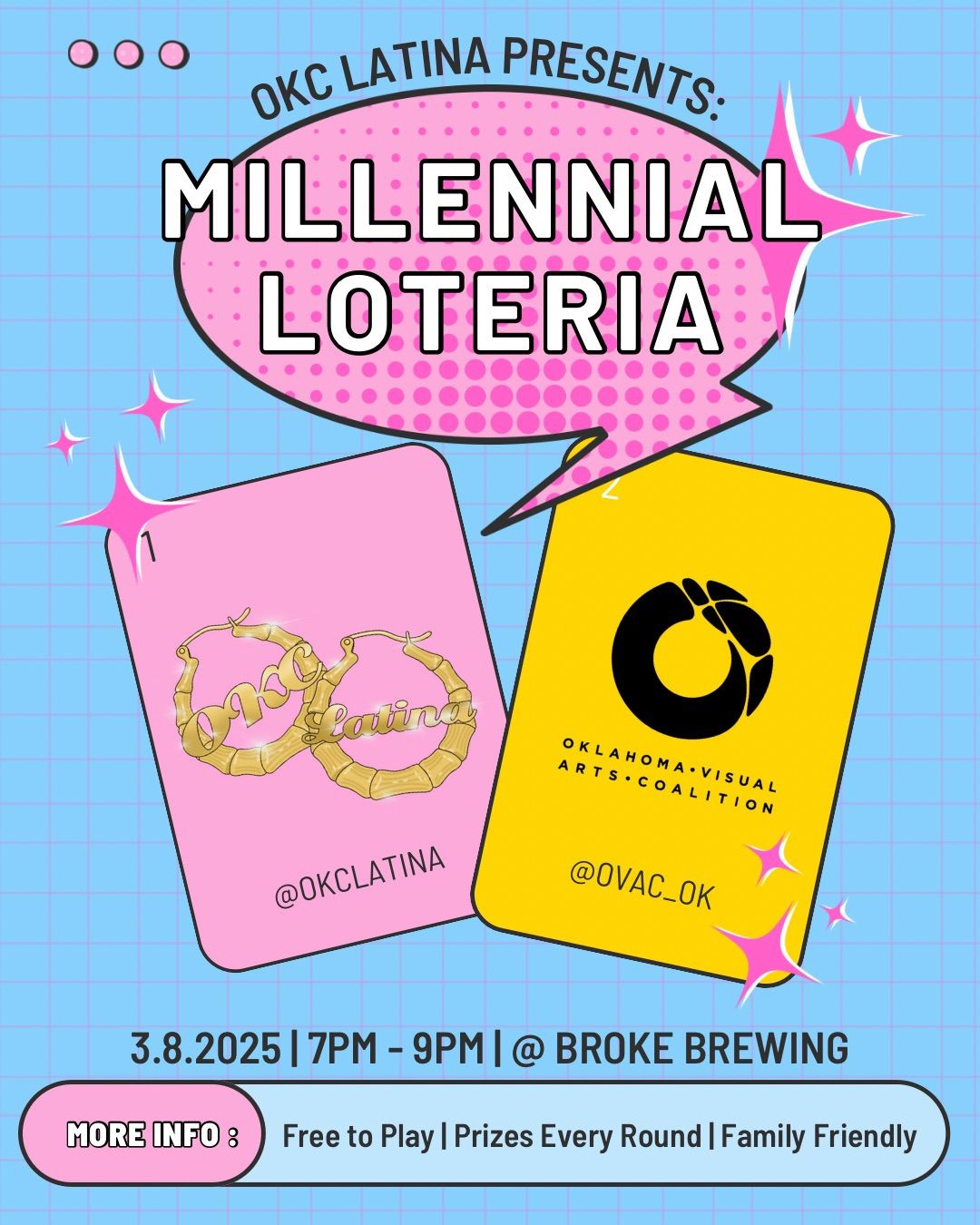 Millennial Loter\u00eda at Broke Beer with OKC Latina & OVAC