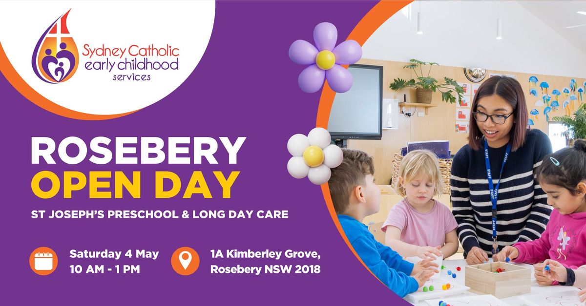Rosebery Open Day at St Joseph's Preschool & Long Day Care