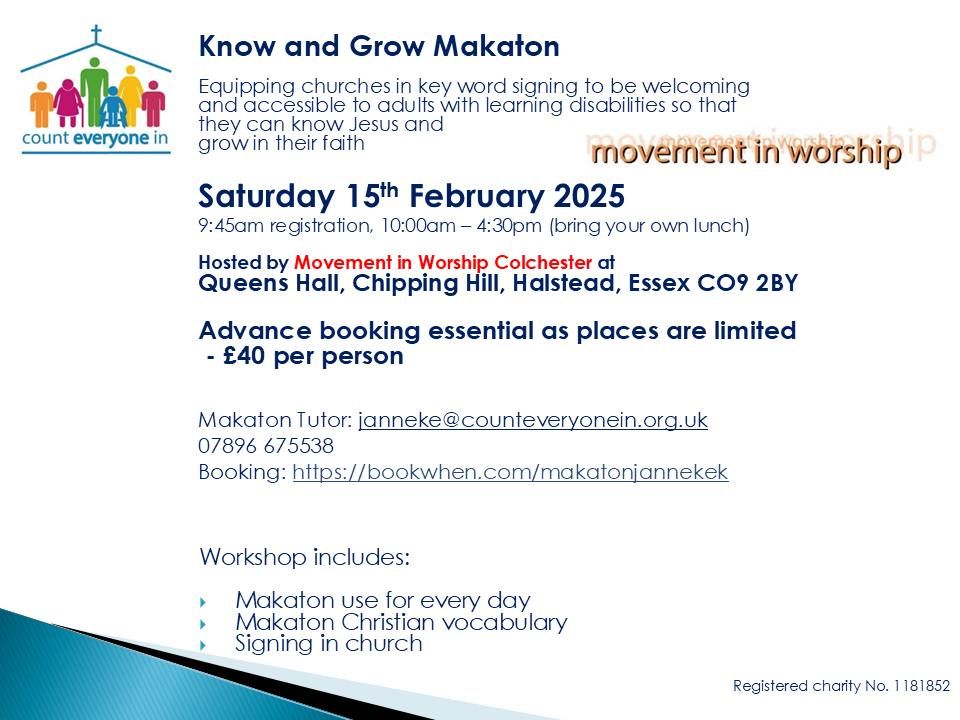 Count Everyone In Know and Grow Makaton 