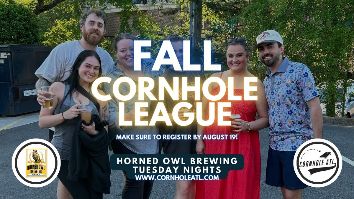 Fall Cornhole League in Kennesaw at Horned Owl Brewing 