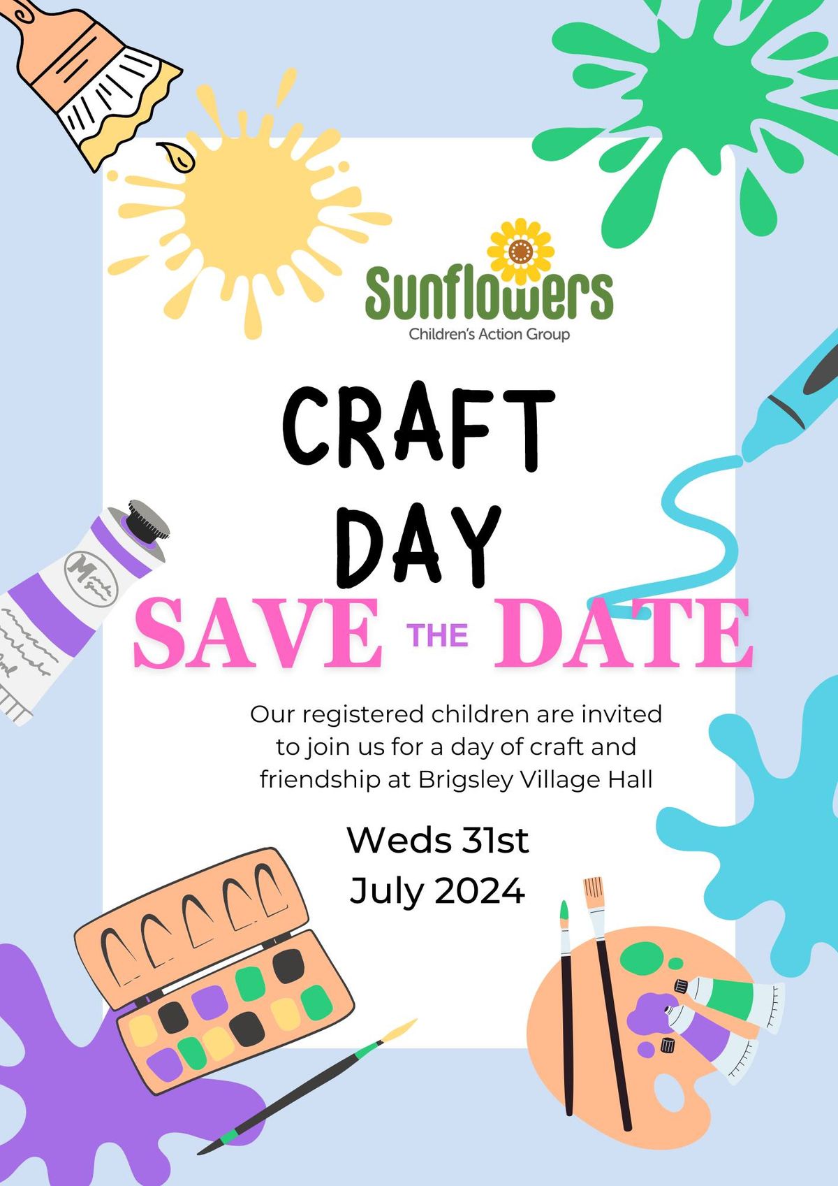 Sunflowers Exclusive Craft Day