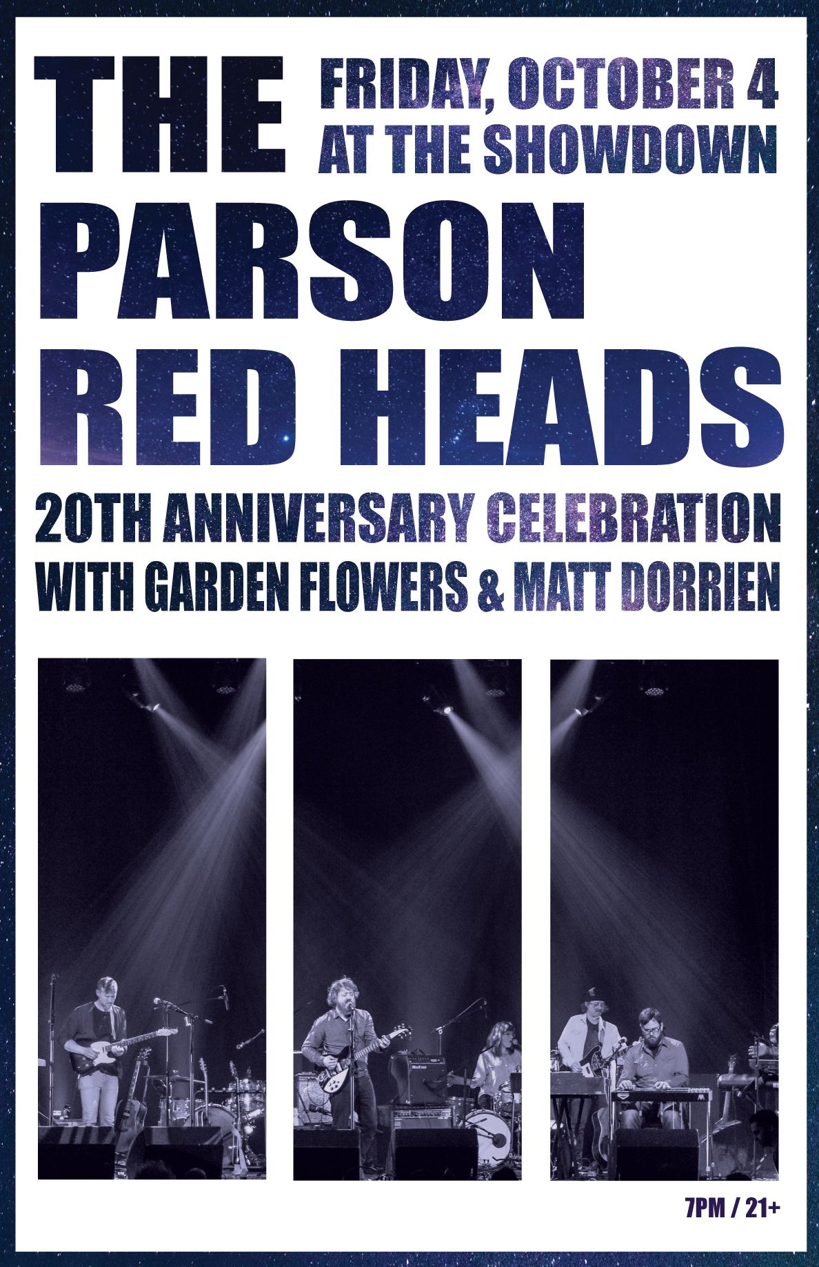 The Parson Red Heads 20th Anniversary Concert w\/ Garden Flowers & Matt Dorrien