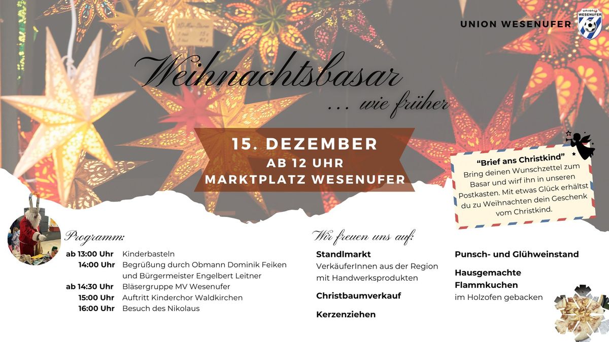 Weihnachtsbasar