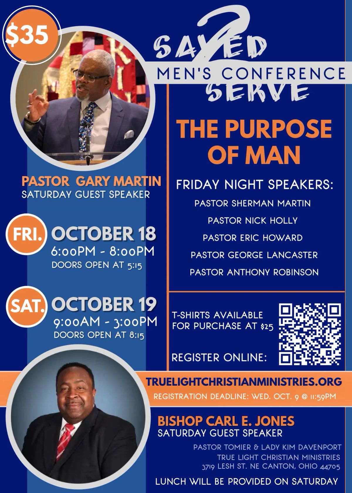 Saved2SERVE Men's Conference