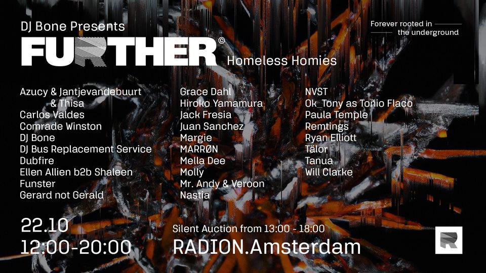 DJ Bone Presents FURTHER x Homeless Homies ADE 2022