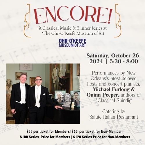 Encore Classical Music and Dinner Series: Classical Shindig