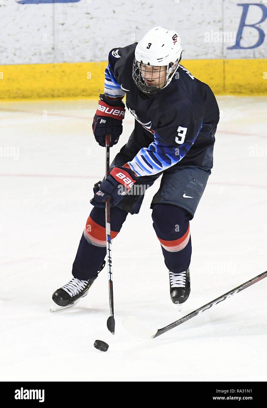 US National Under 18 Hockey Team at Western Michigan Broncos Mens Hockey (Exhibition)