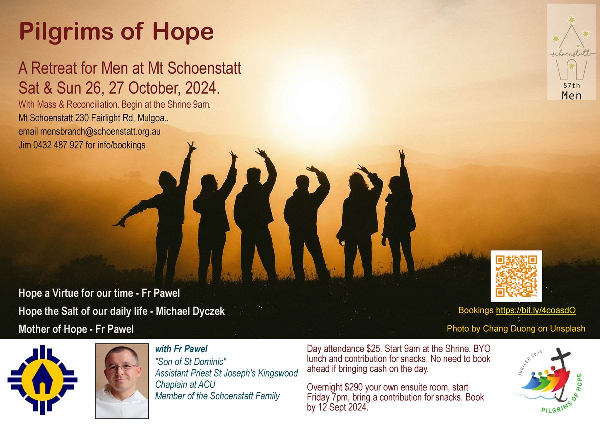 Pilgrims of Hope - A Retreat for Men