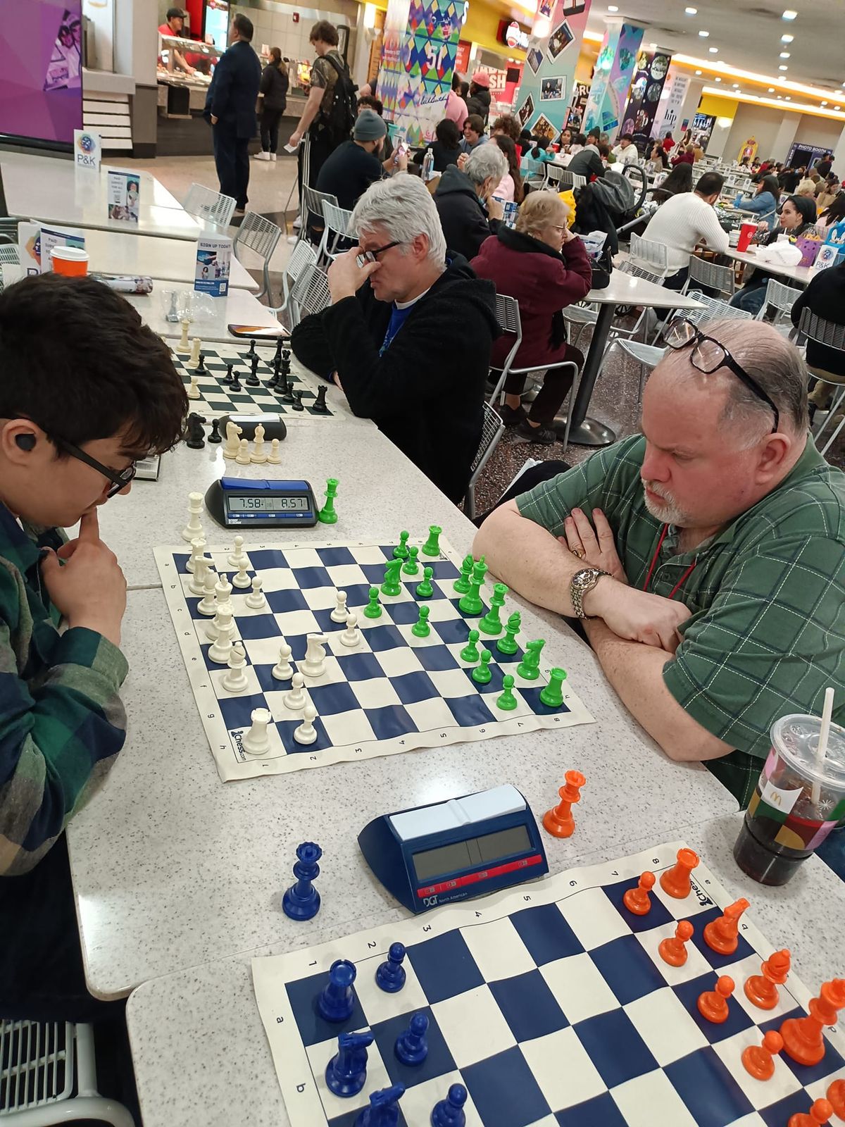 Tuesday night Chess at Harlem Irving Plaza  Food Court