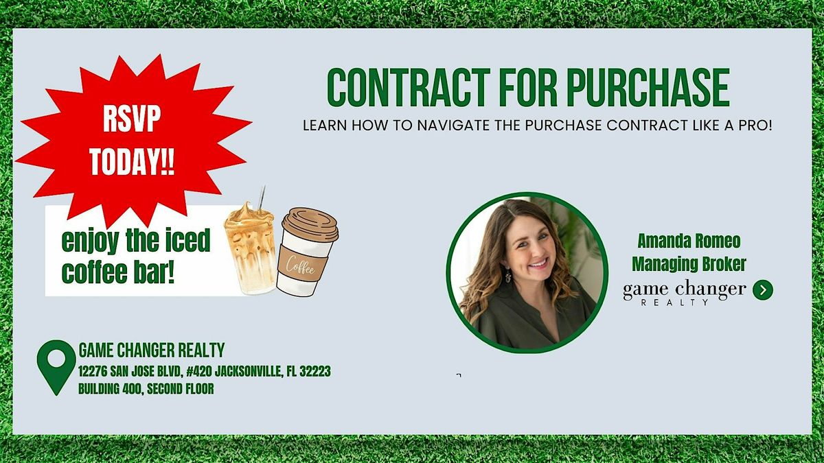 Contracts and Coffee: CONTRACT FOR PURCHASE