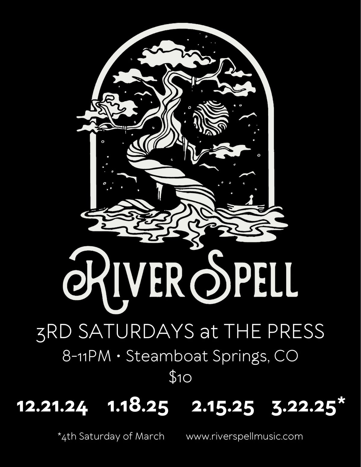 River Spell at the press