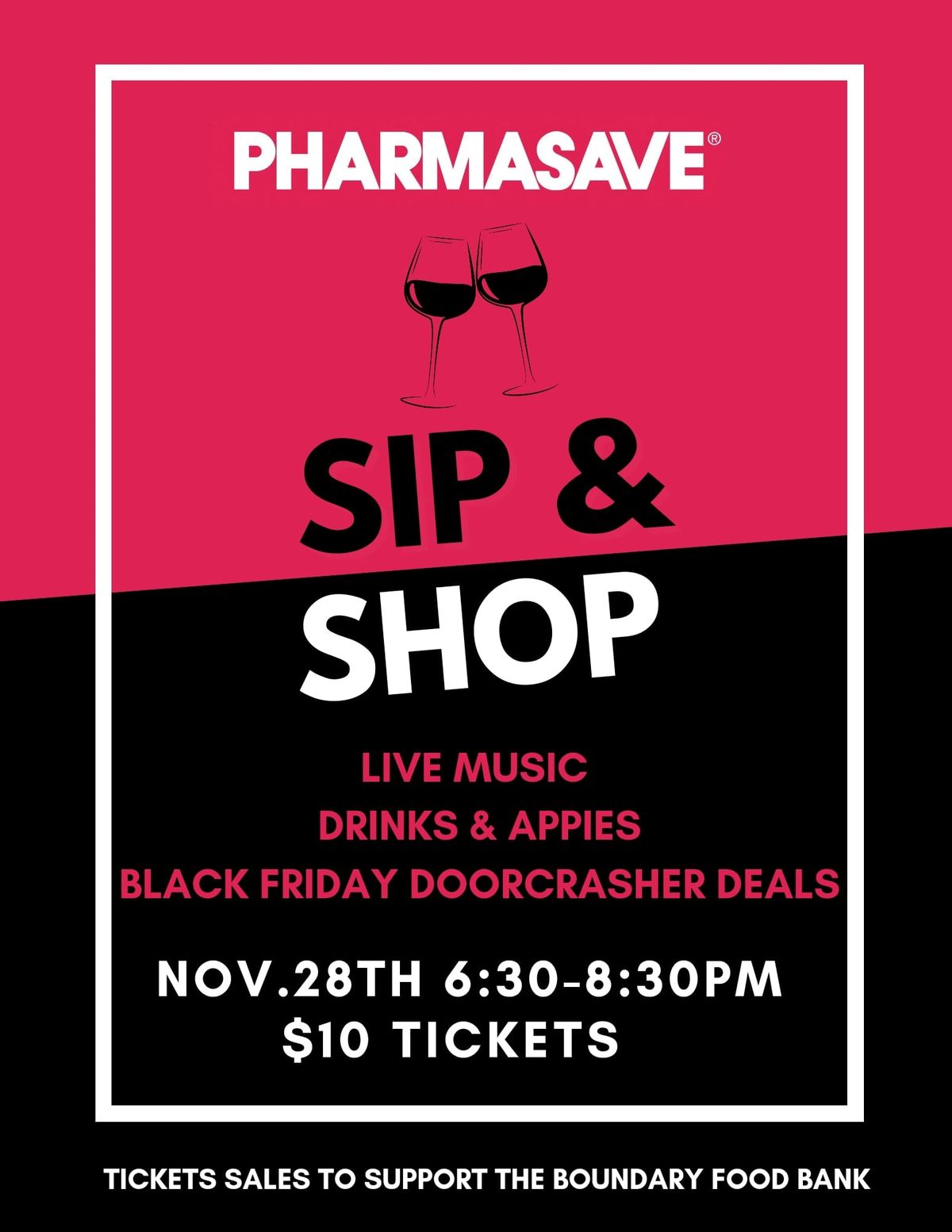 Sip & Shop at Pharmasave Grand Forks