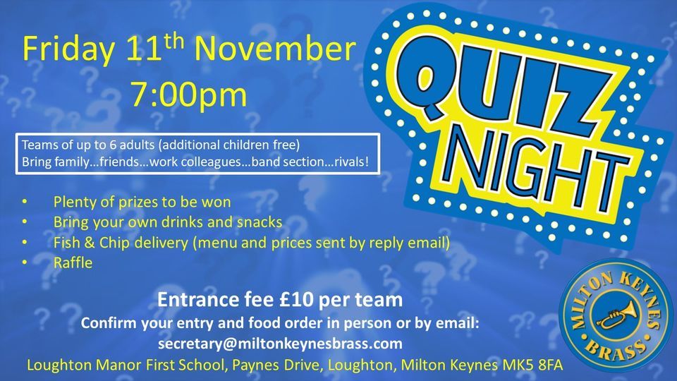 Milton Kynes Brass Quiz Night