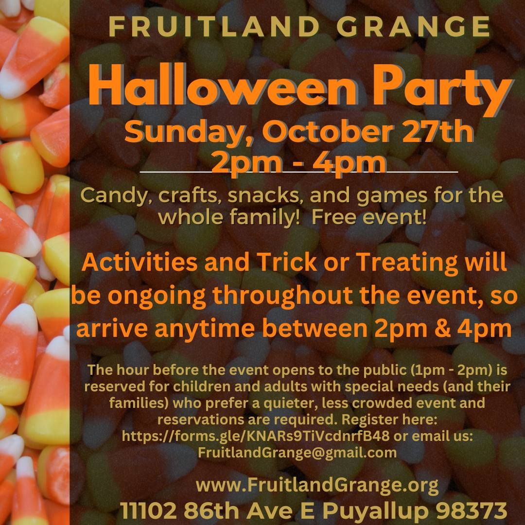 Free Family Halloween Party! 