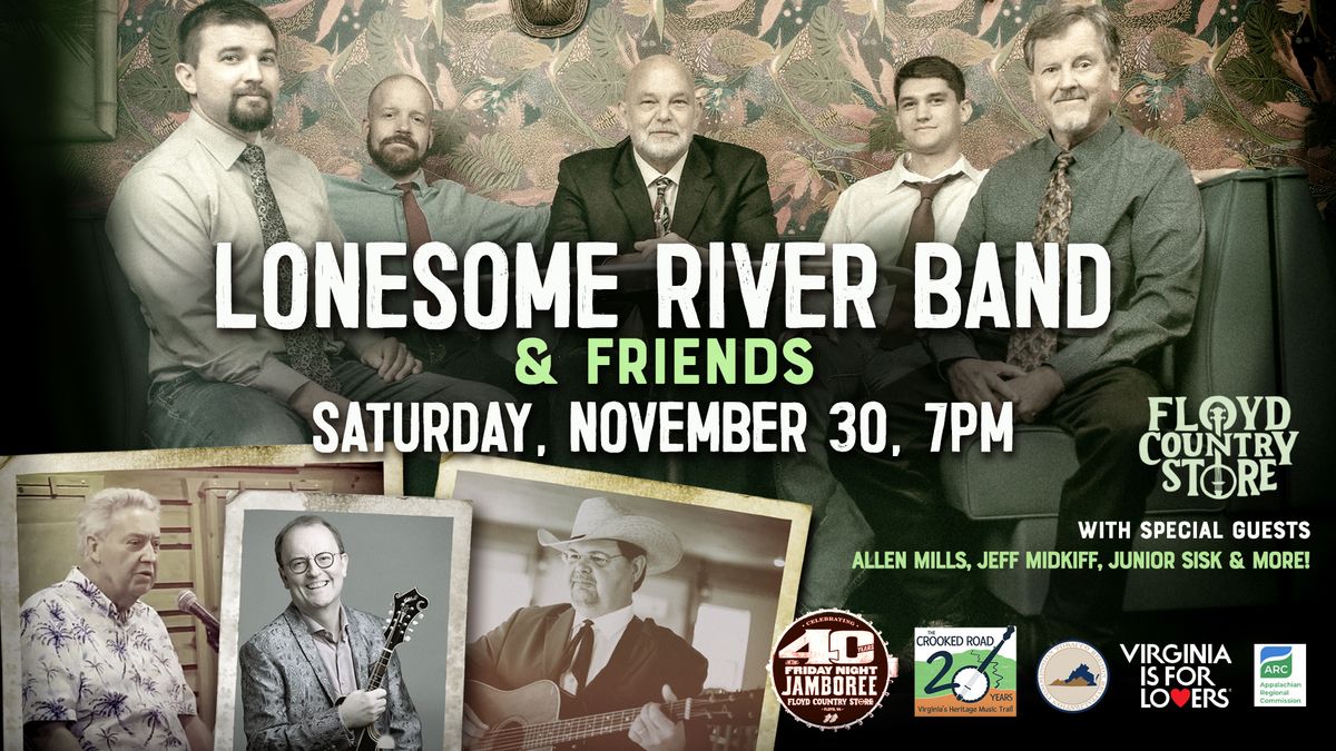 Lonesome River Band & Friends - November 30 at 7PM