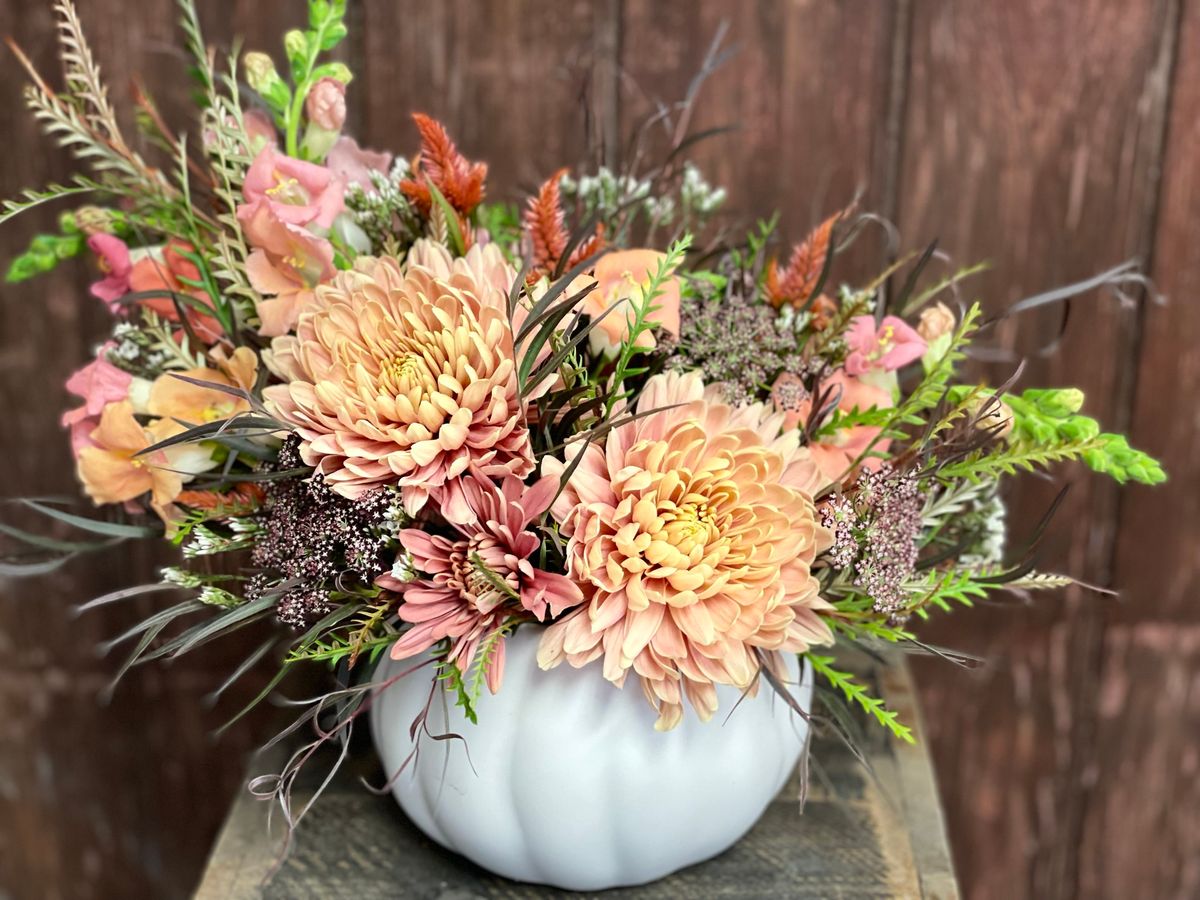 Pumpkin Workshop with Mossbrook Roots Flower Farm & Florist