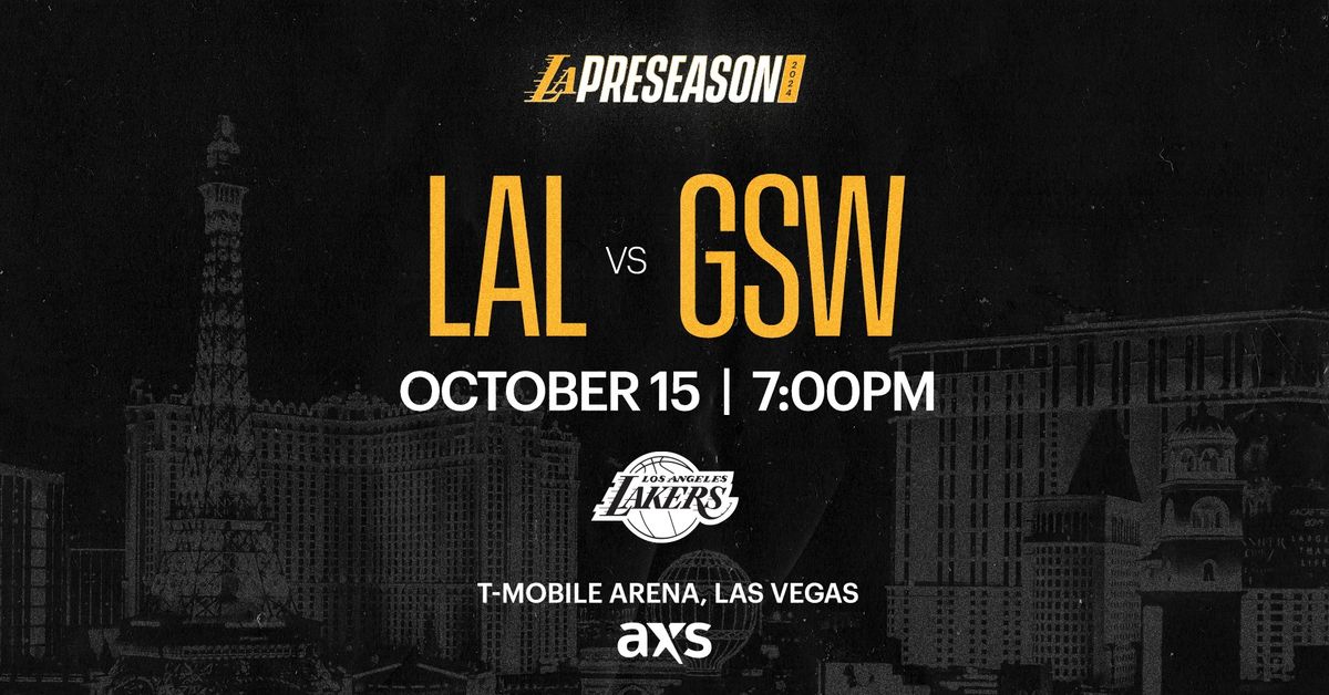 Los Angeles Lakers vs Golden State Warriors