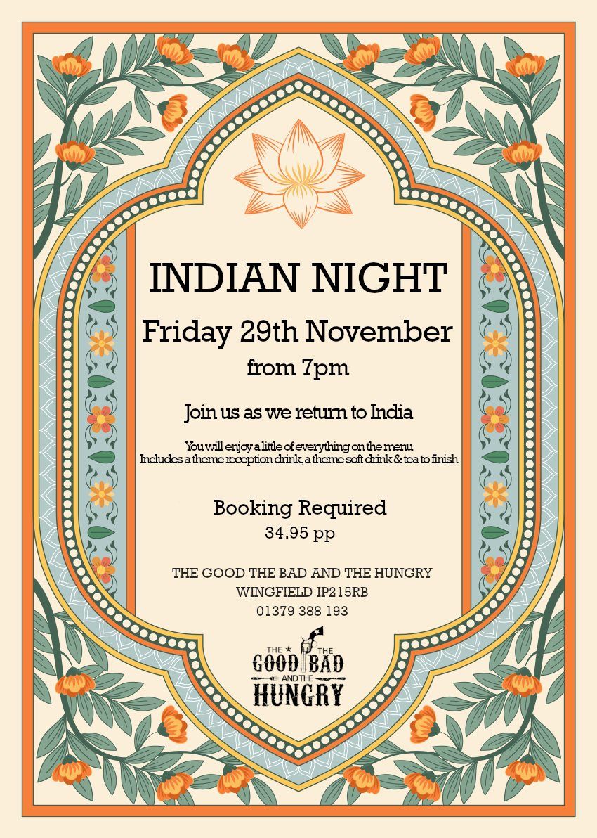 Indian Pop Up Night