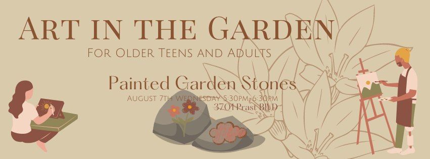 Art In The Garden: Painting Garden Stones
