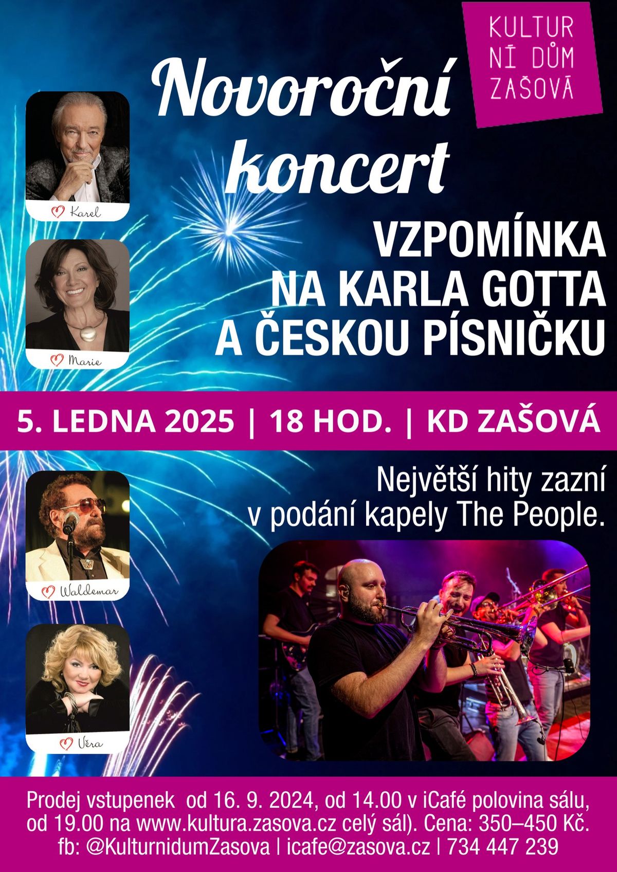 The People | Novoro\u010dn\u00ed koncert \u2013 Vzpom\u00ednka na Karla Gotta a \u010deskou p\u00edsni\u010dku