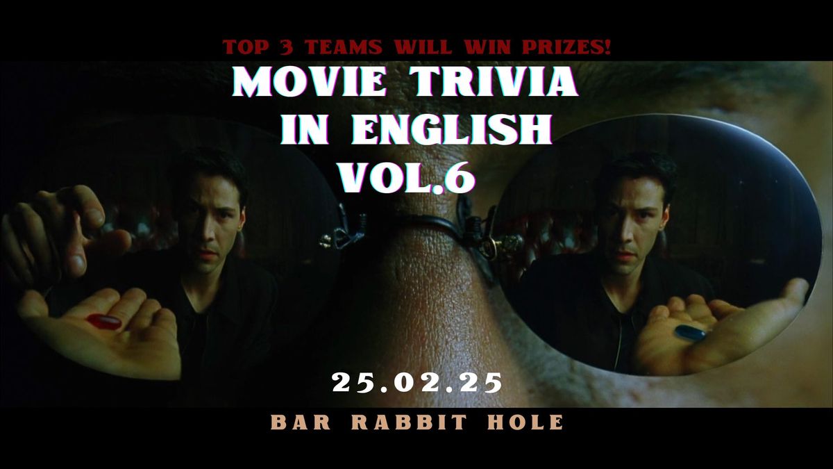 MOVIE TRIVIA NIGHT IN ENGLISH 25.02 \ud83c\udf7f