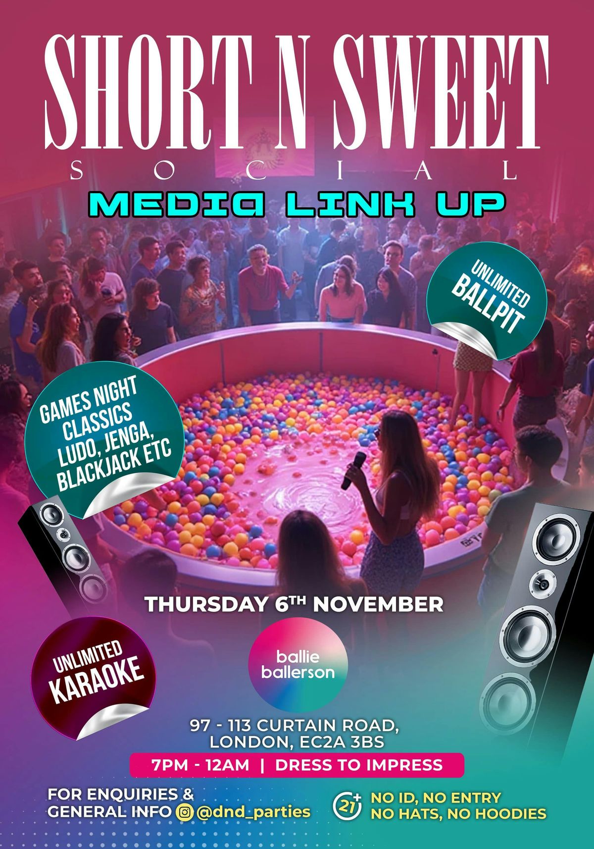 SHORT N SWEET SOCIAL : Media Link Up !