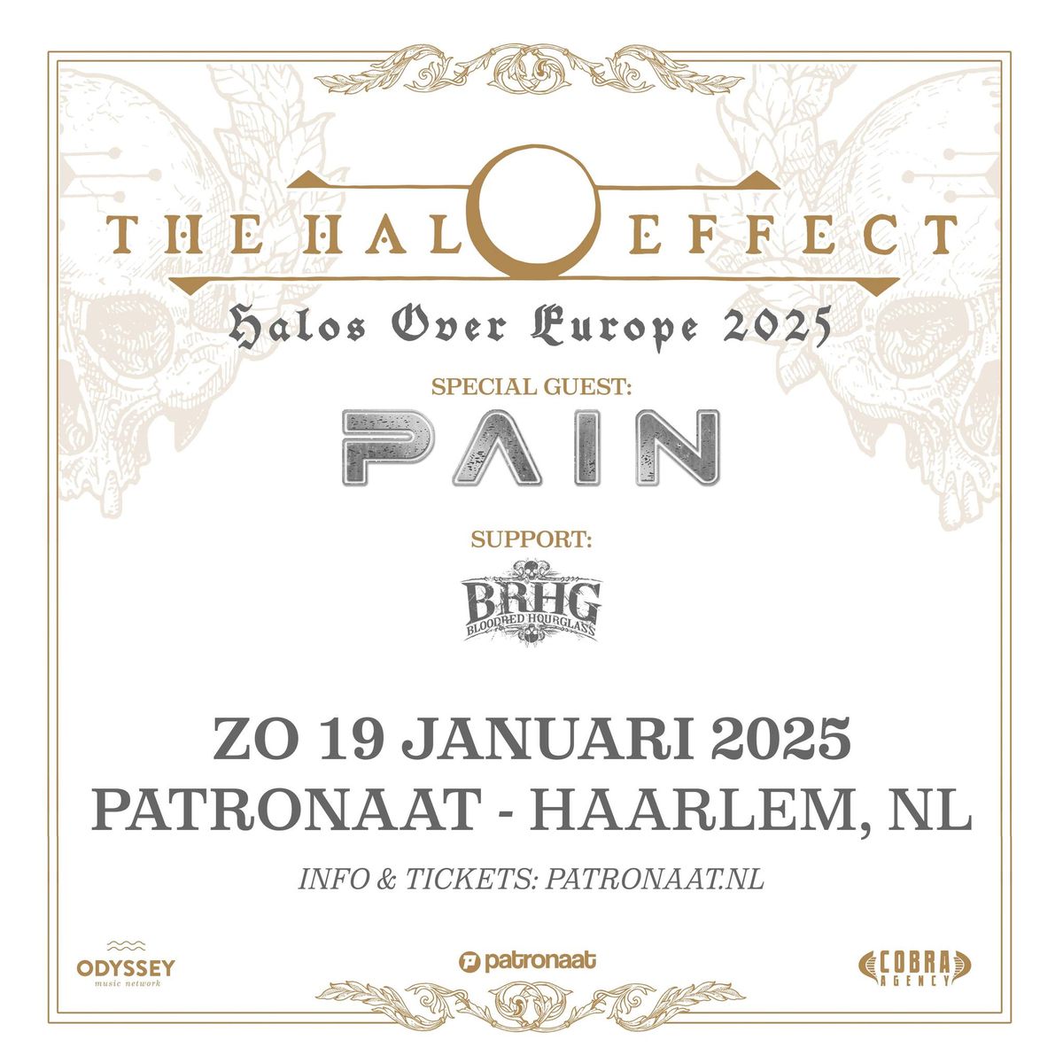 The Halo Effect + PAIN + Bloodred Hourglass | Patronaat Haarlem