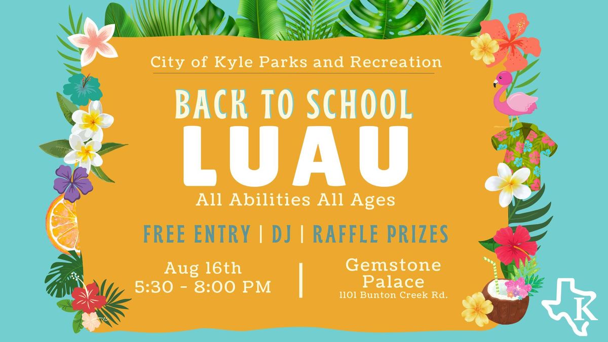 Back to School Luau for All Abilities Dance