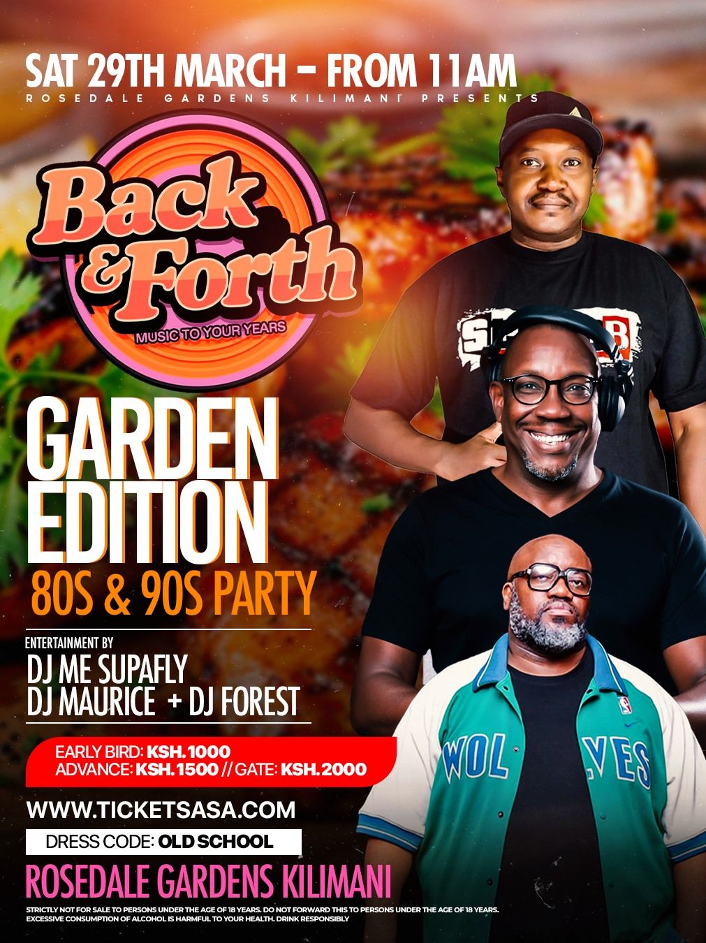 Back & Forth - Garden Edition - 80s & 90s Party