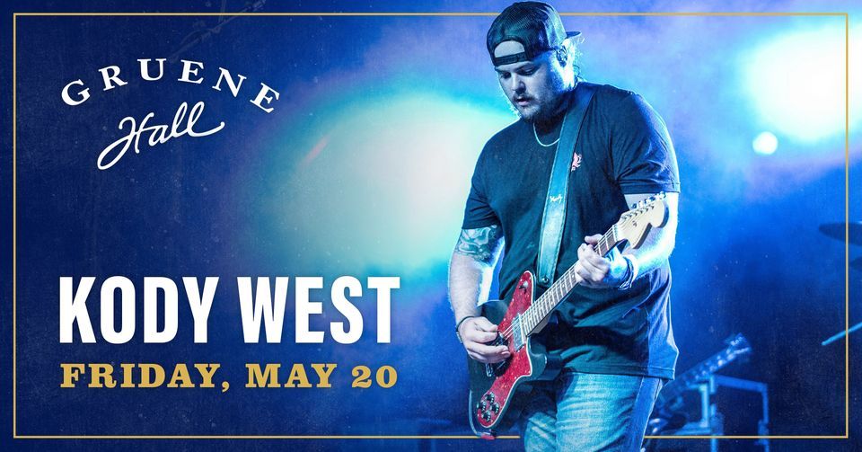 Kody West at Gruene Hall