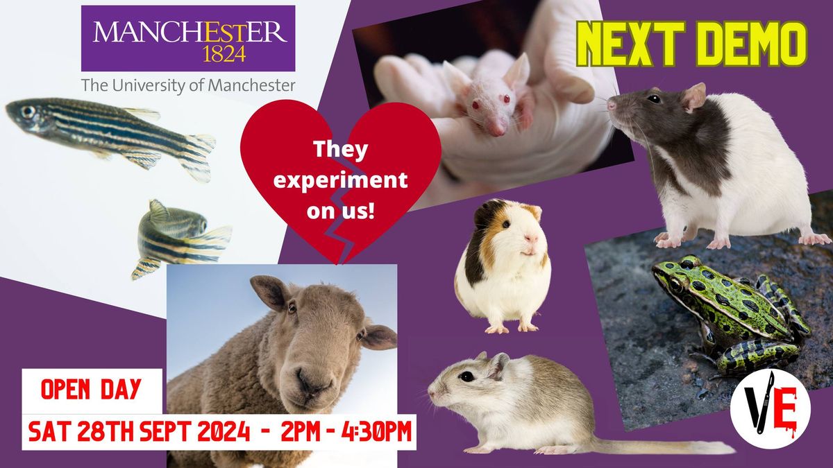 Open Day of Protest Against Vivisection - The University of Manchester