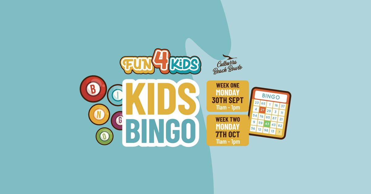 FUN 4 KIDS: Kids Bingo