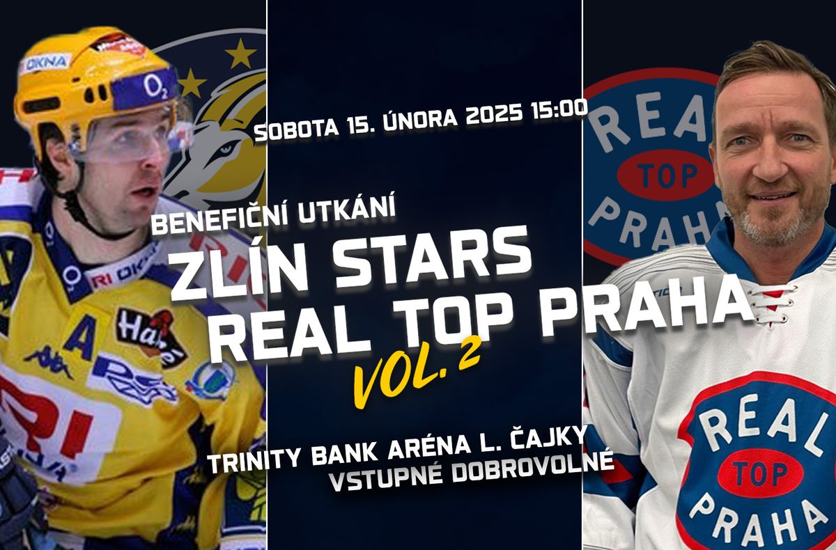 Benefi\u010dn\u00ed utk\u00e1n\u00ed Zl\u00edn Stars vs. Real Top Praha vol.2