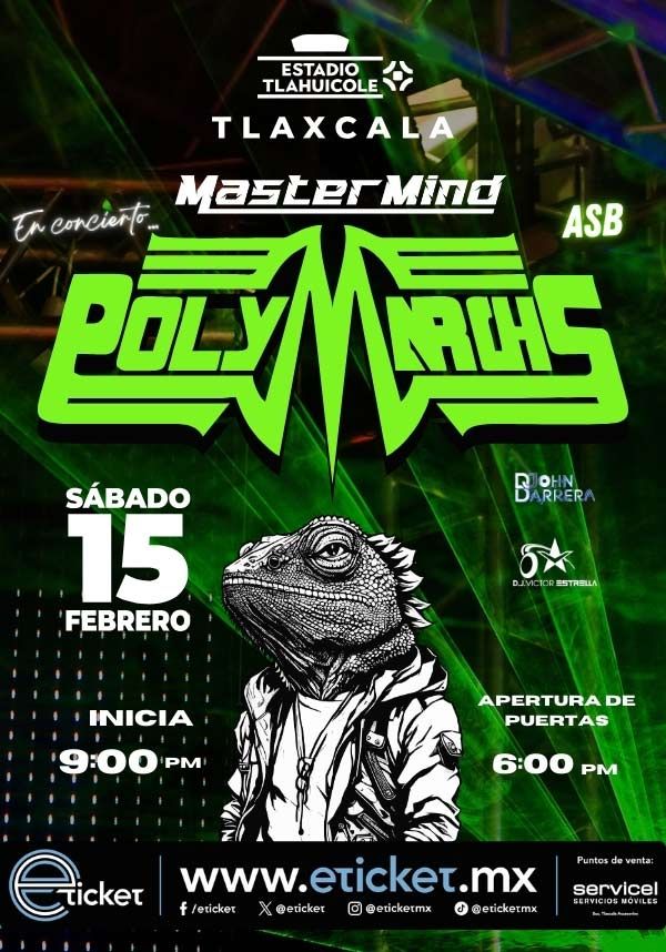 POLYMARCHS - TOUR MASTER MIND 2025 EN CONCIERTO