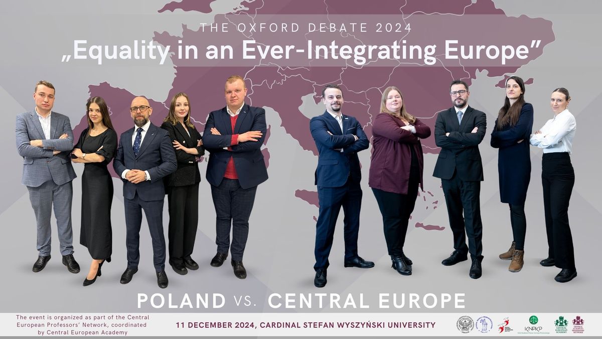 Oxford Debate 2024 "Equality in an Ever-Integrating Europe"