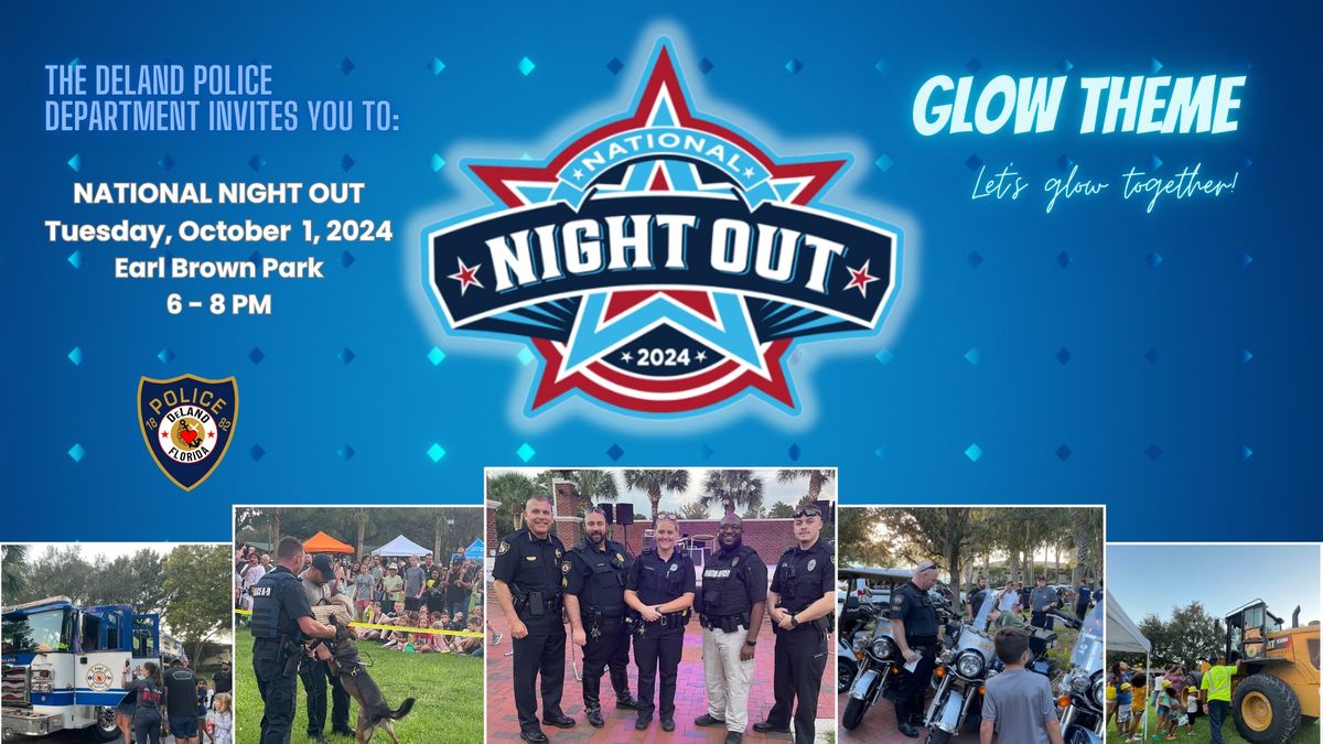 DeLand Police National Night Out (GLOW THEME!) 