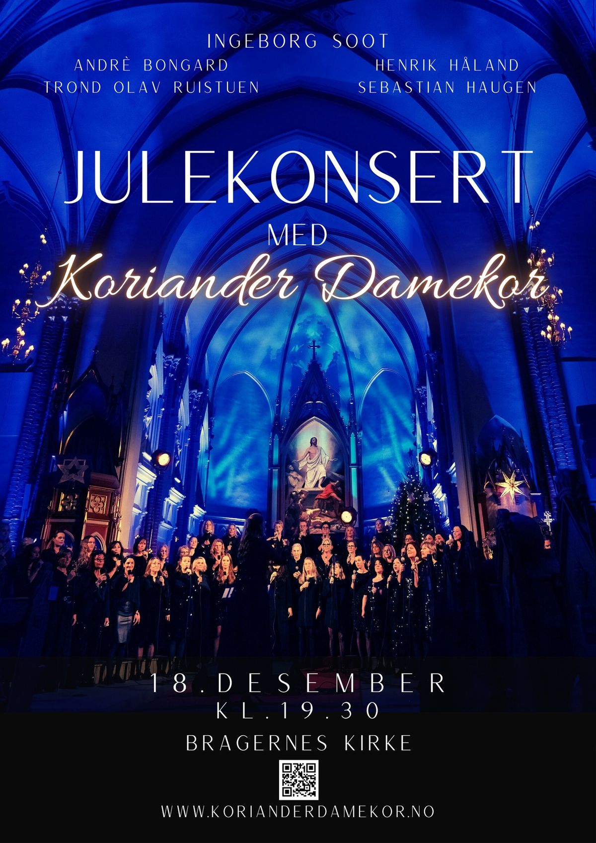 Korianders julekonsert i Bragernes kirke