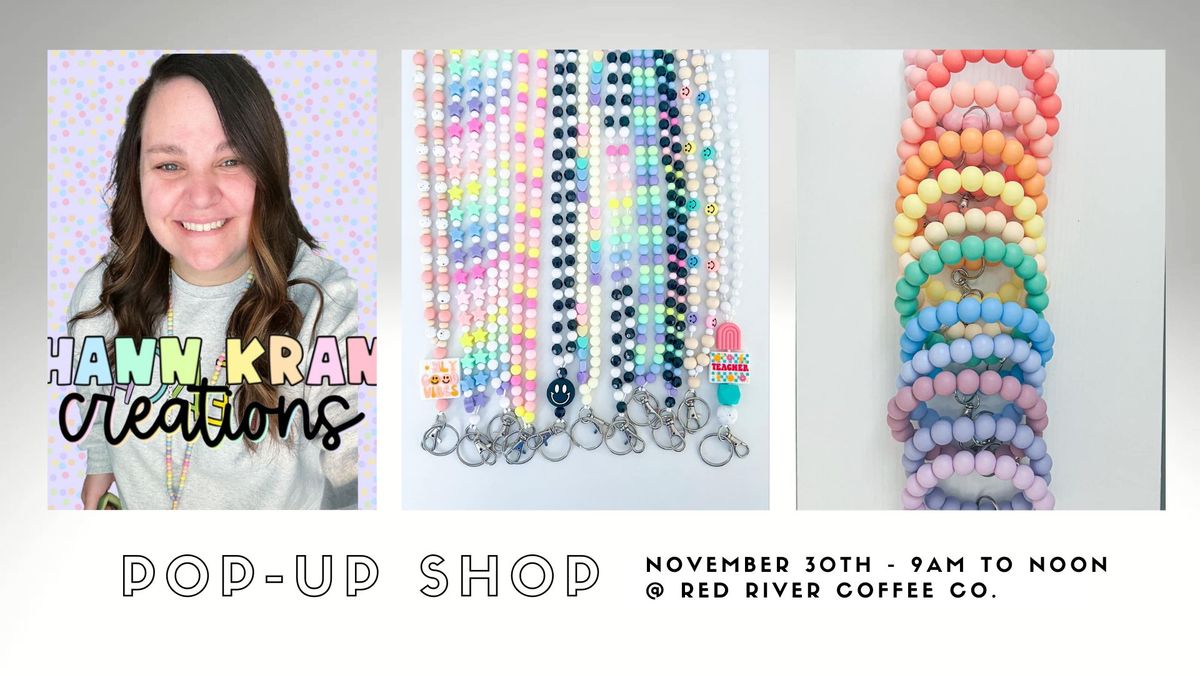 Pop-up Shop @ Red River Coffee with Hann Kran Creations!