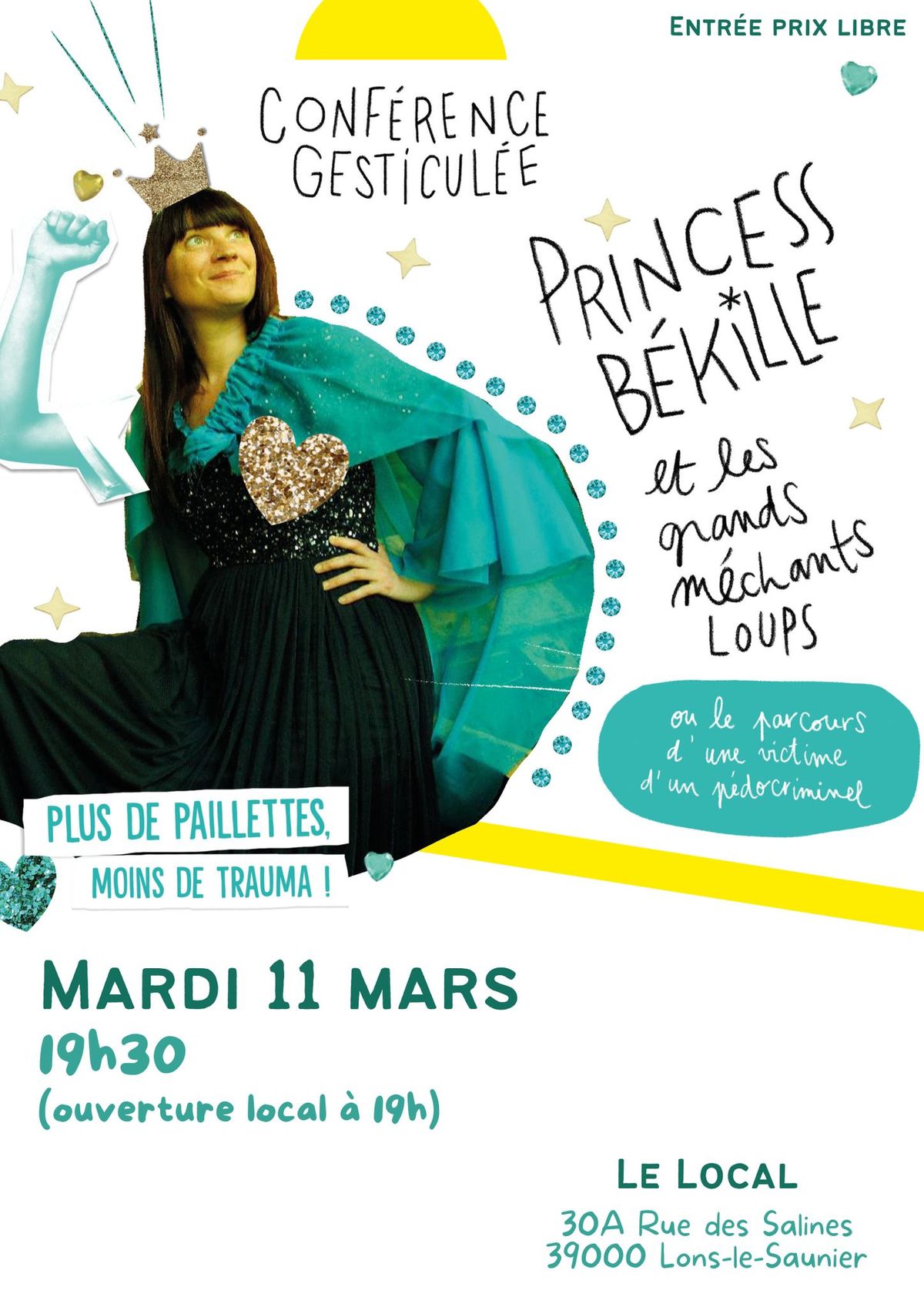 CONF\u00c9RENCE GESTICUL\u00c9E - "Princess B\u00e9kille et les grands m\u00e9chants loups"