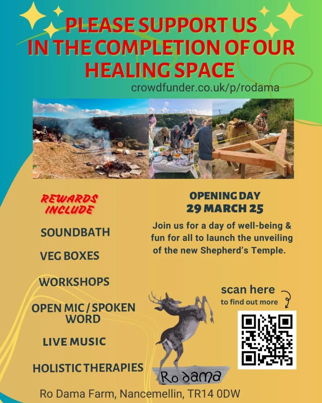 Shepherds Temple opening ceremony and wellbeing fare