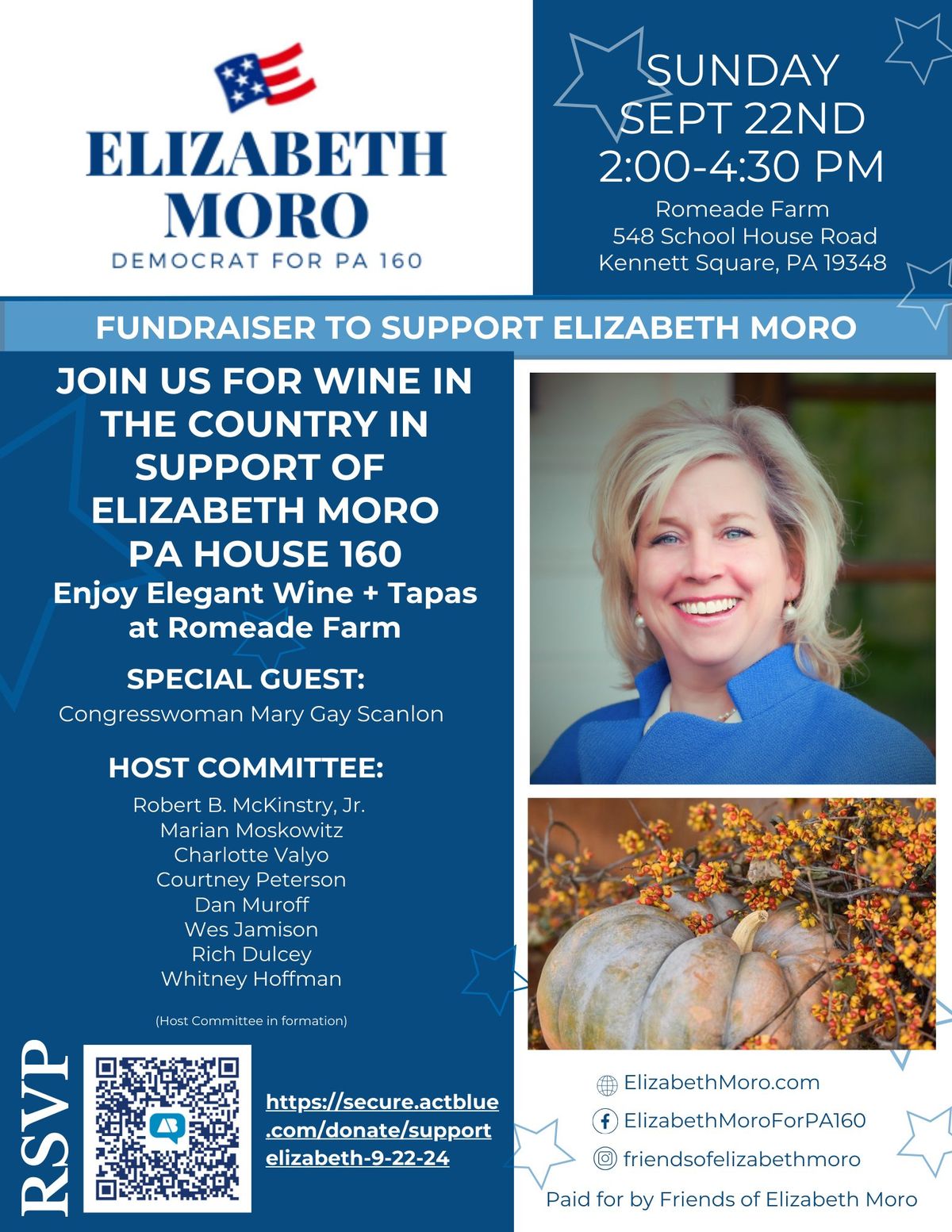 Support Elizabeth Moro for PA House 160