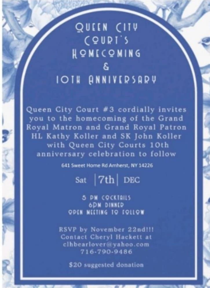 Homecoming and 10 year  Anniversary Queen City Court #3