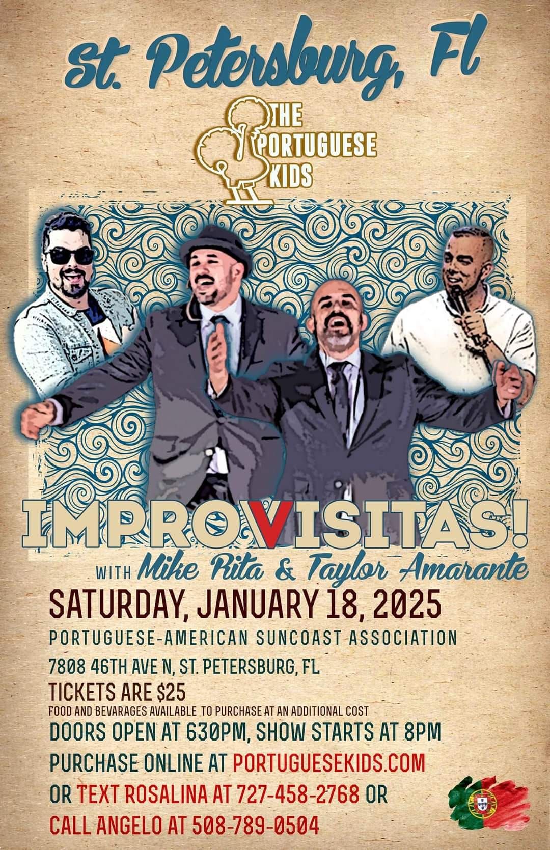 ImproVisitas show with Special Guests Mike Rita & Taylor Amarante