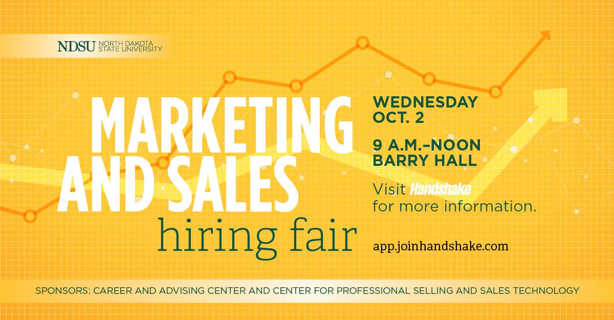 Fall Marketing and Sales Hiring Fair