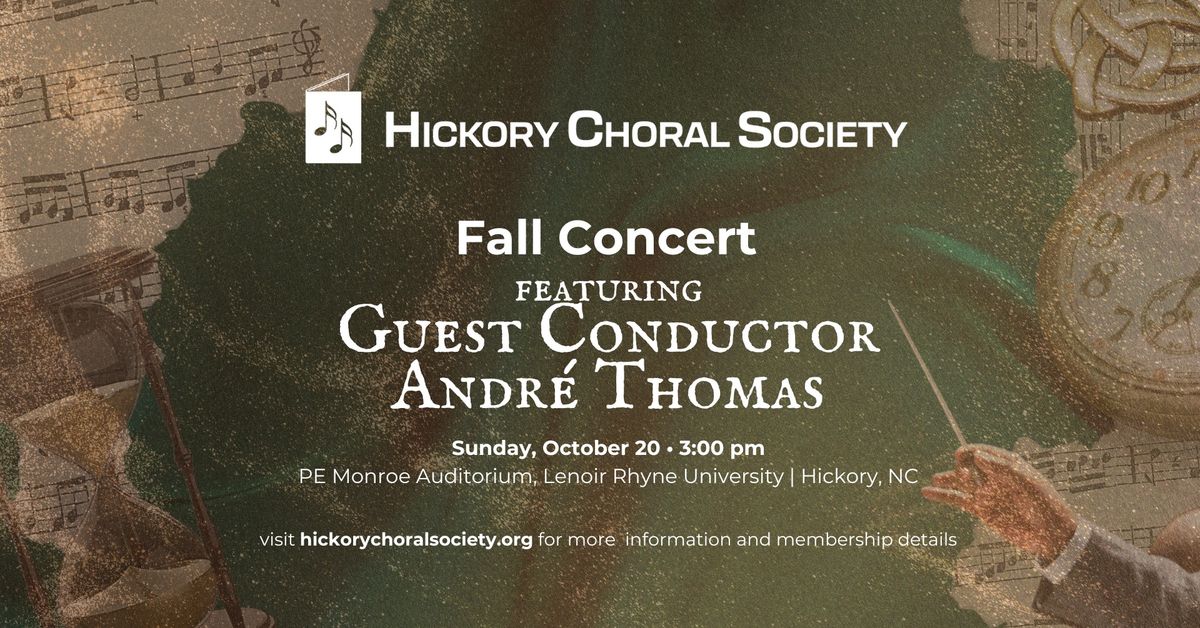 Fall Concert featuring Andr\u00e9 Thomas