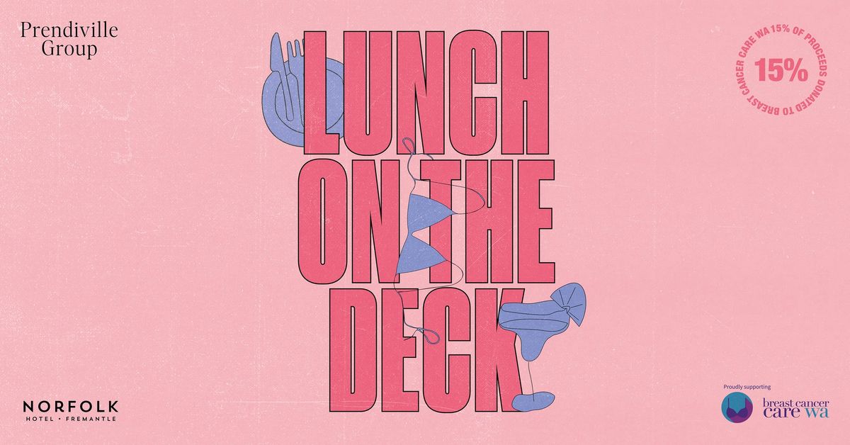 Go Pink! Lunch on the Deck