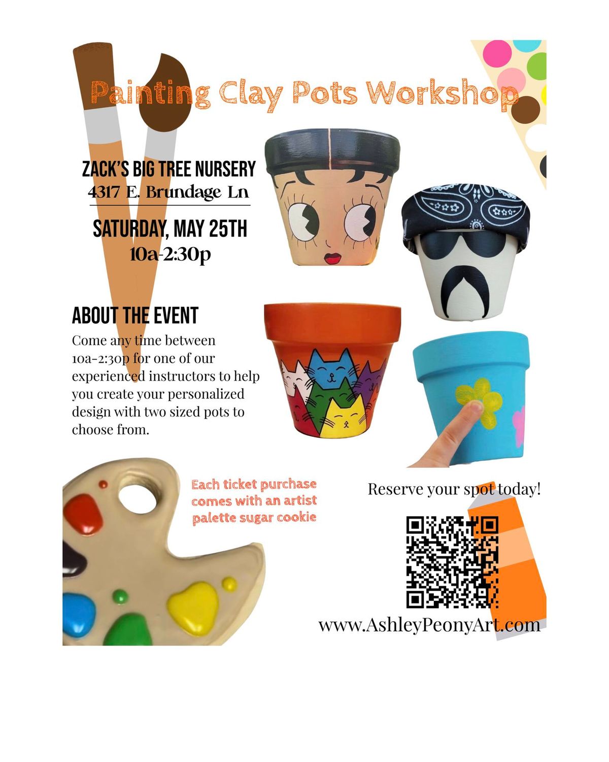 Painting Clay Pots Workshop