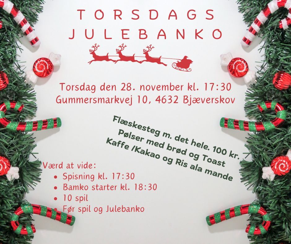 Bredegaards Torsdag Julebanko