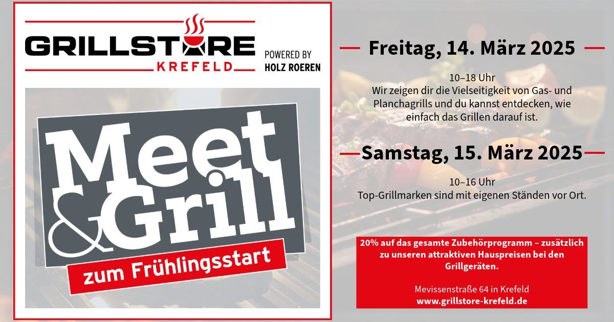 Meet & Grill zum Fr\u00fchlingsstart