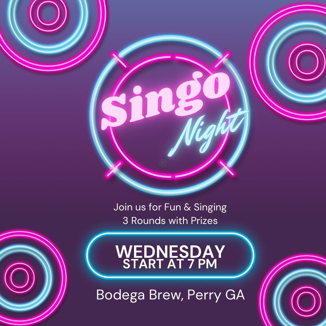 S-I-N-G-O at Bodega Brew